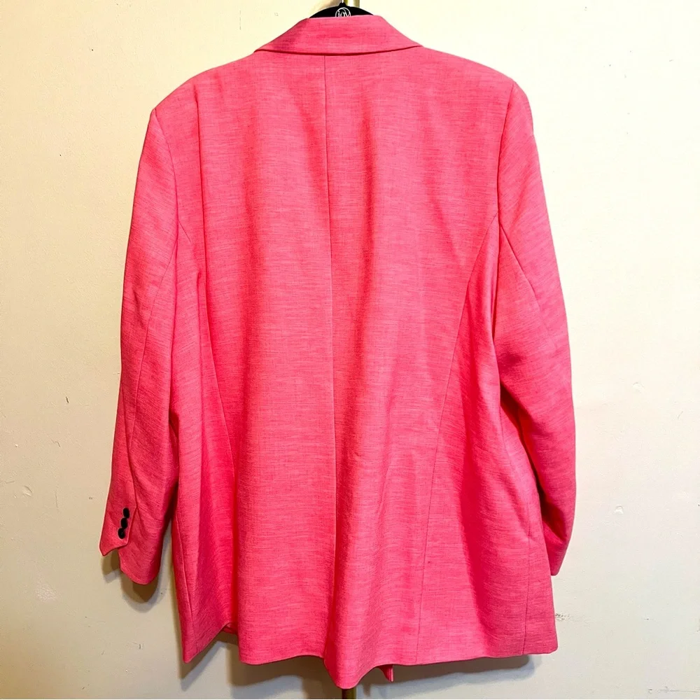 River Island Double-breasted Pink Blazer - Picture 4 of 4